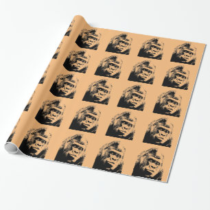 Pop Art Gorilla Wrapping Paper