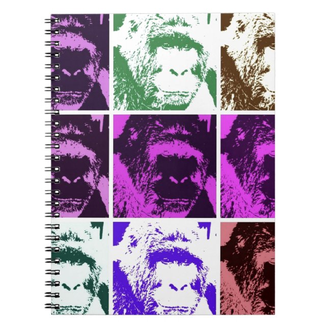 Pop Art Gorillas Notebook (Front)