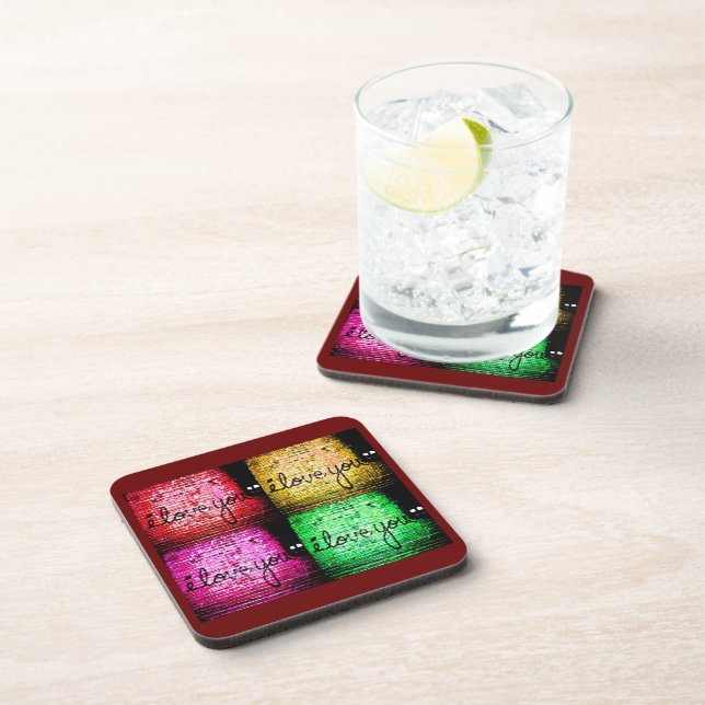 Pop Art Graffiti Love Wall Coaster (Right Side)
