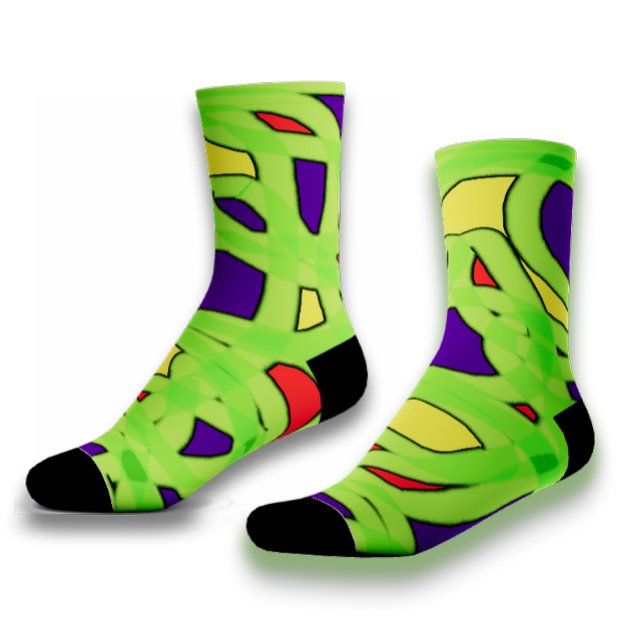 Pop Art Graffiti Socks (Creator Uploaded)