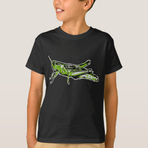 Pop Art Green Grasshopper T-Shirt