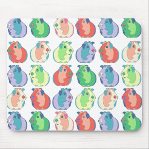 Pop Art Guinea Pig Pattern Mouse Pad