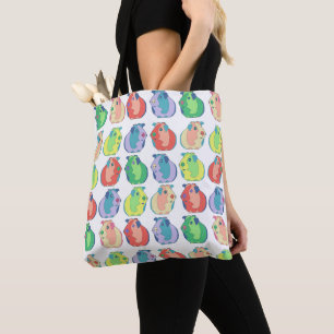 Pop Art Guinea Pig Pattern Tote Bag