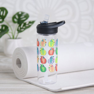 Pop Art Guinea Pig Pattern Water Bottle