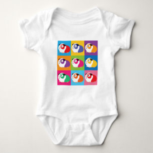 Pop Art Guinea Pigs Baby Bodysuit