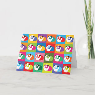 Pop Art Guinea Pigs Card