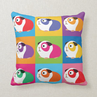 Pop Art Guinea Pigs Cushion
