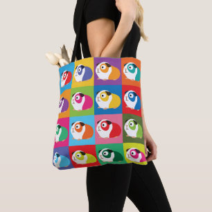 Pop Art Guinea Pigs Tote Bag