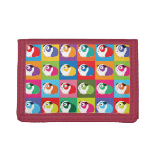 Pop Art Guinea Pigs Trifold Wallet