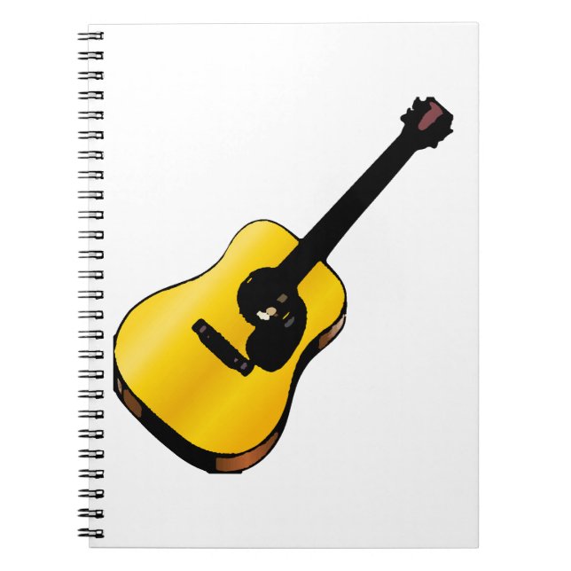 Pop Art Guitar Notebook (Front)