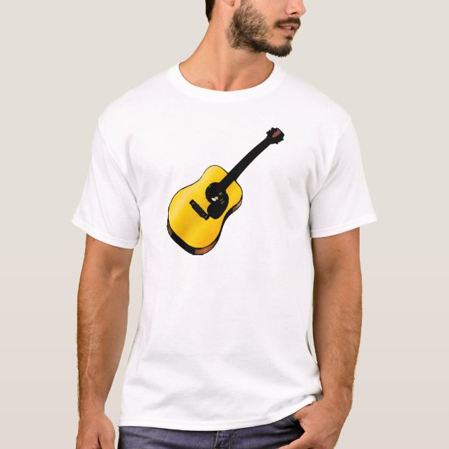 Pop Art Guitar T-Shirt (Front)