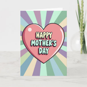 Pop Art Happy Mothers Day Card