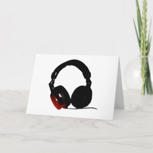 Pop Art Headphone Card