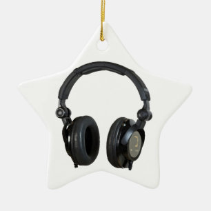 Pop Art Headphone Ceramic Tree Decoration