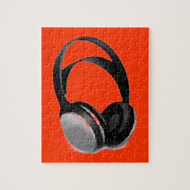Pop Art Headphone Jigsaw Puzzle (Vertical)