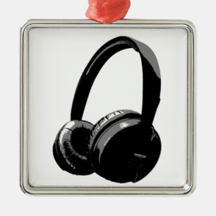 Pop Art Headphone Metal Tree Decoration