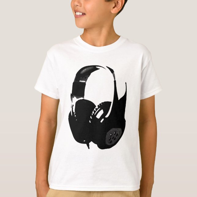 Pop Art Headphone T-Shirt (Front)