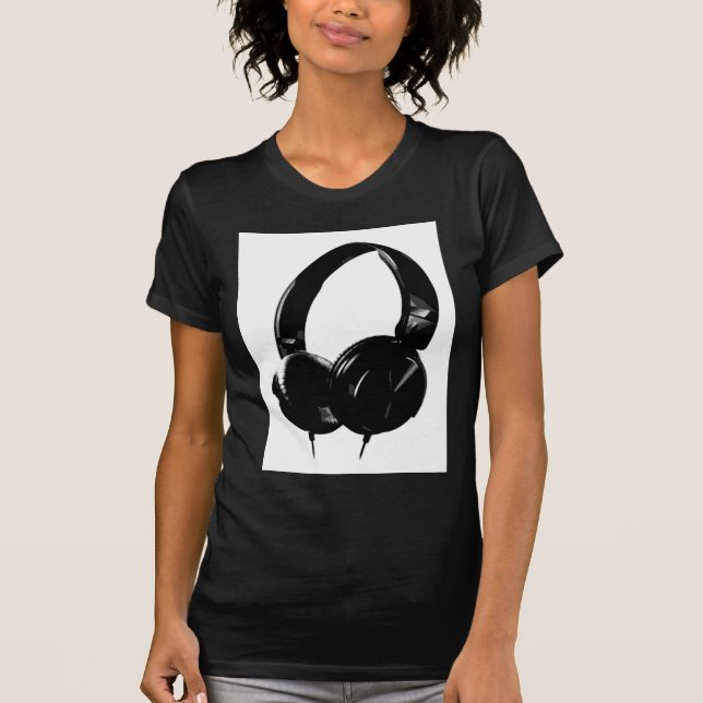 Pop Art Headphone T-Shirt (Front)