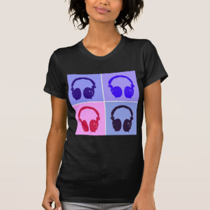 Pop Art Headphones T-Shirt