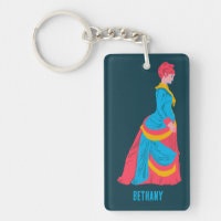 Pop Art Historical Woman in Bustle Dress Custom