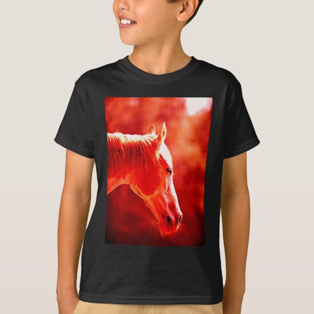 Pop Art Horse Head T-Shirt (Front)