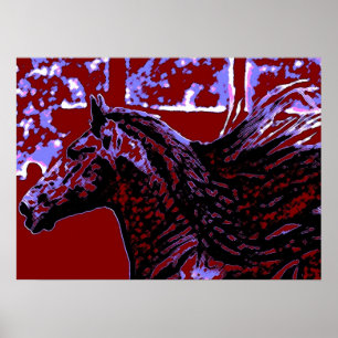 Pop Art Horse Poster