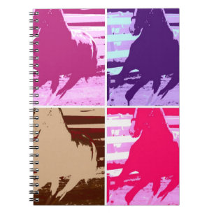 Pop Art Horses Notebook