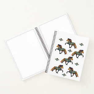 Pop Art Icelandic Horse Notebook