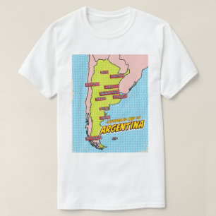 Pop Art Illustrated Argentina  T-Shirt