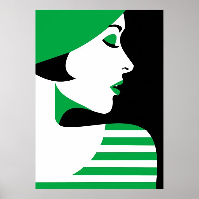 Pop Art Inspired Fashion Woman 10 Poster (Front)