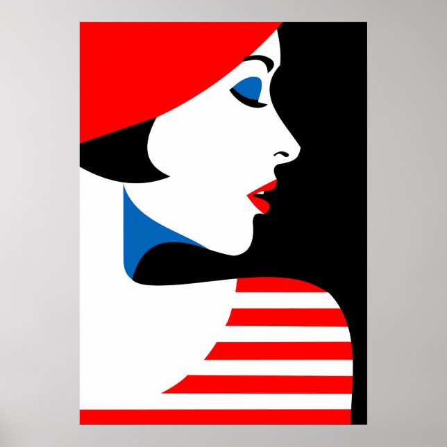 Pop Art Inspired Fashion Woman 11 Poster (Front)