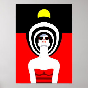 Pop Art Inspired Fashion Woman 9 Poster