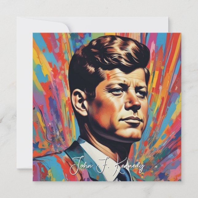Pop Art Jack JFK John F. Kennedy (Front)