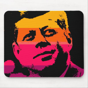 Pop Art Jack JFK John F. Kennedy Mouse Pad