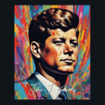 Pop Art Jack JFK John F. Kennedy Poster<br><div class="desc">Is collecting postcards a passion for you? Or is this something very old-fashioned? Not so for postcard lovers. It's an indispensable habit. In what other way is it possible to leave a memory that is entirely your own that your loved ones can touch?</div>