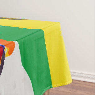 Pop Art Jack Russell Terriers Tablecloth
