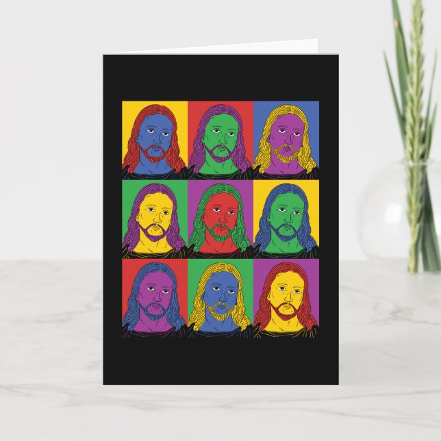 Pop Art Jesus Card (Front)
