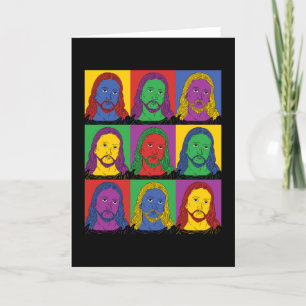 Pop Art Jesus Card