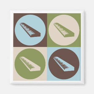 Pop Art Keyboard Magnet