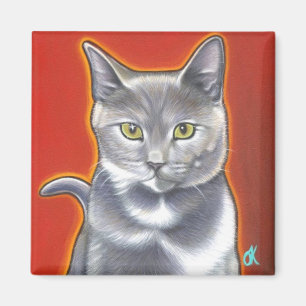 Pop Art Kitty Magnent Magnet