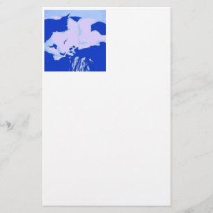 Pop Art Kitty Stationery