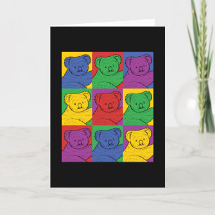 Pop Art Koala Card