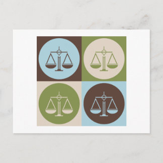 Pop Art Law Postcard