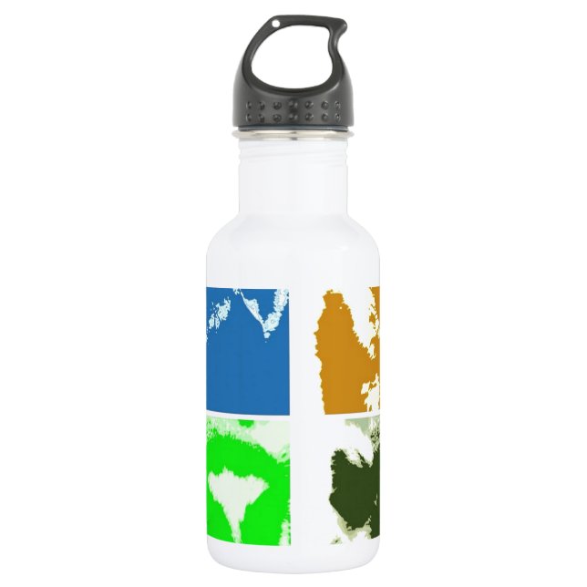 Pop Art Lemurs 532 Ml Water Bottle (Front)