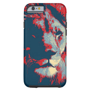 Pop Art Lion Tough iPhone 6 Case