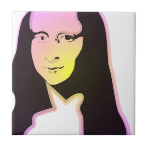 Pop Art Lisa Ceramic Tile