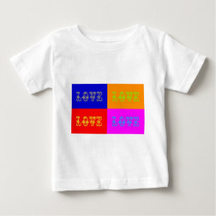 Pop Art Love Baby T-Shirt