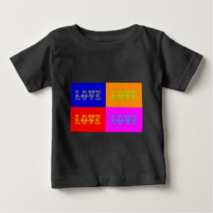 Pop Art Love Baby T-Shirt