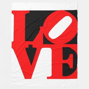 pop art love blanket