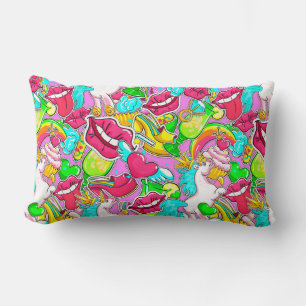 Pop Art Lumbar Cushion